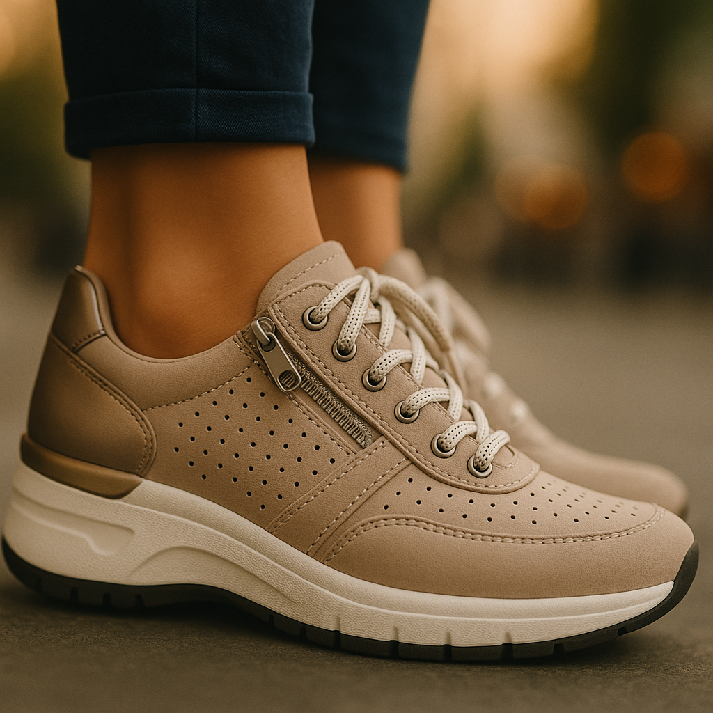 Elodie Women's Lace-Up Sneakers for Everyday Wear