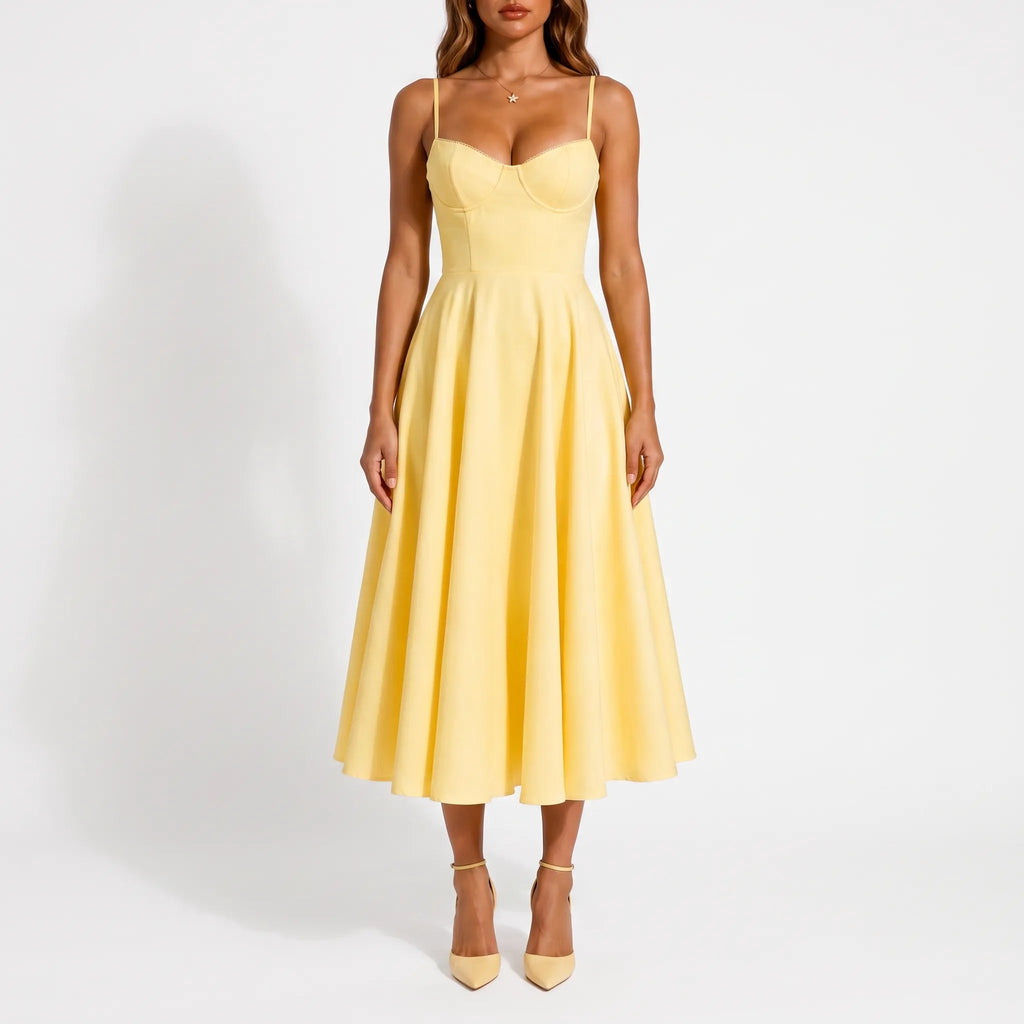 EvitaDress - A-Line Midi Dress