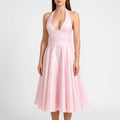 HalterBelle - Halterneck Midi Skater Dress