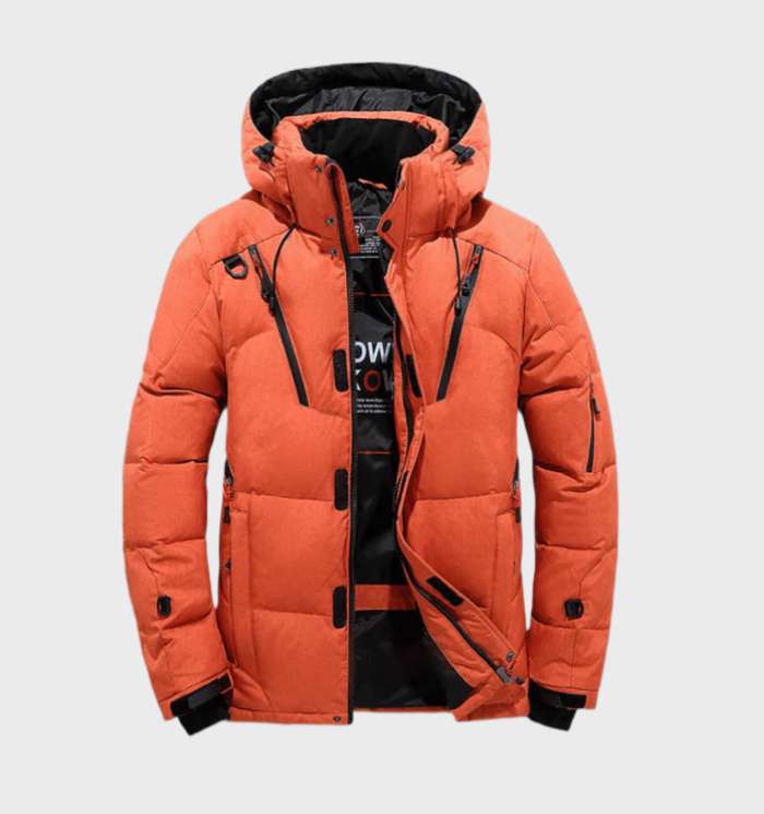 Hooded Winter Jacket for Cold Weather Days