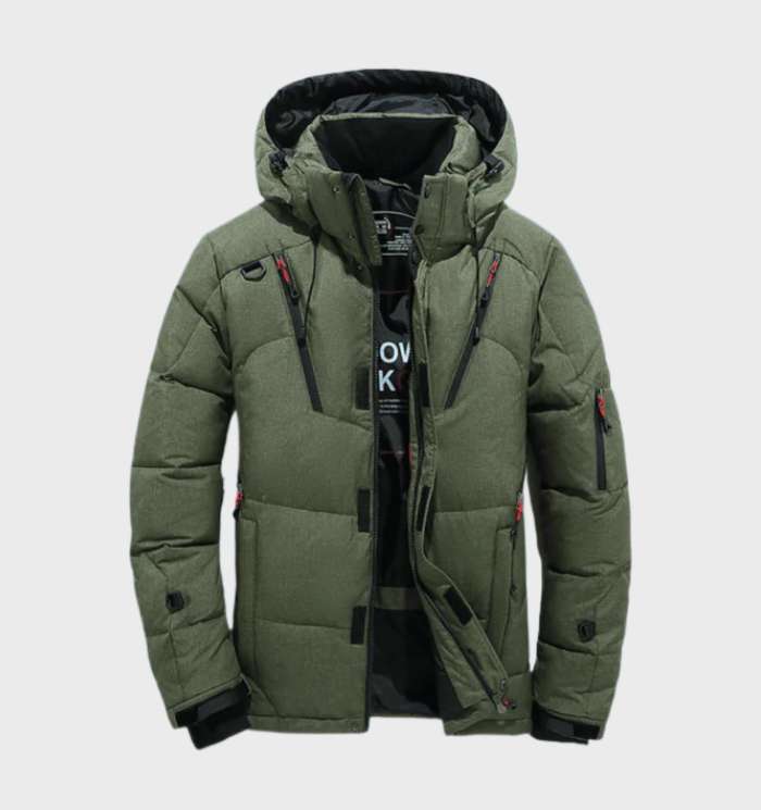 Hooded Winter Jacket for Cold Weather Days