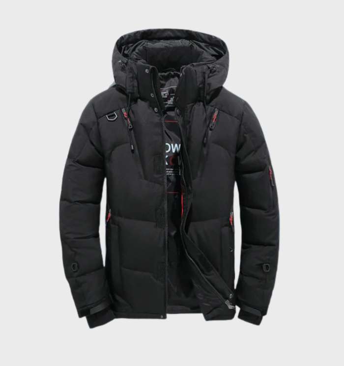 Hooded Winter Jacket for Cold Weather Days