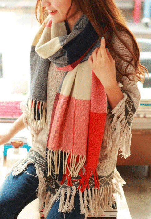 Maribel Women's Wrap Scarf for Autumn Layering