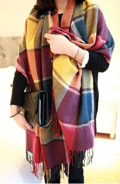 Maribel Women's Wrap Scarf for Autumn Layering