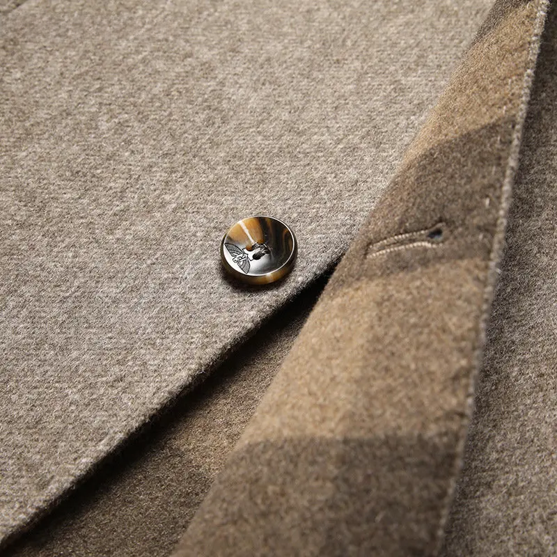 Men's Button Front Jacket for Cooler Days