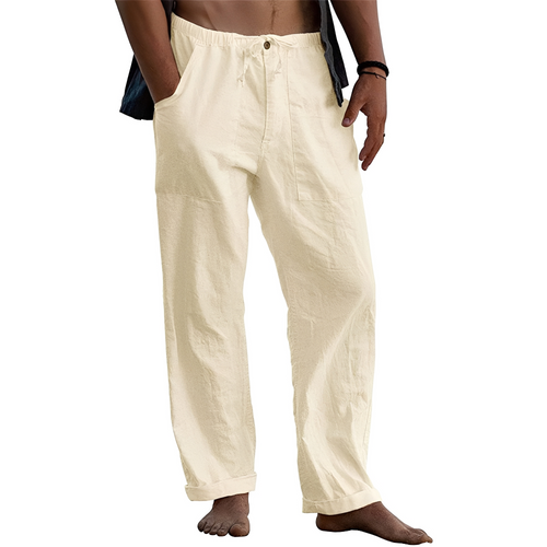Men's Casual Chino Trousers With Practical Utility Pockets