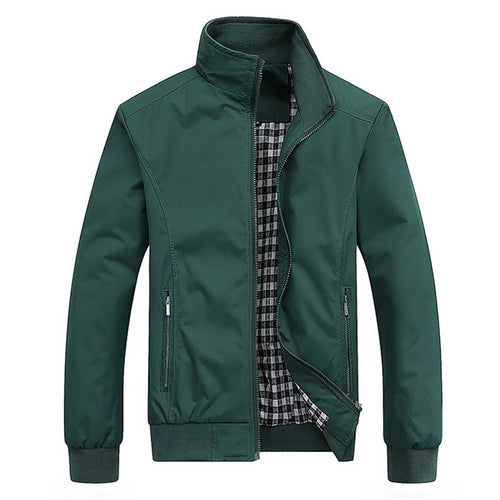 Men's Classic Zip Front Jacket for Everyday Layering