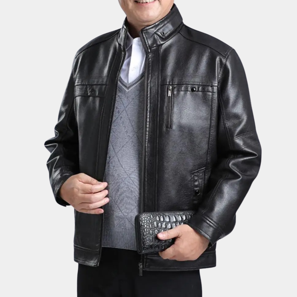 Men's Classic Zip Jacket for Autumn Winter Everyday