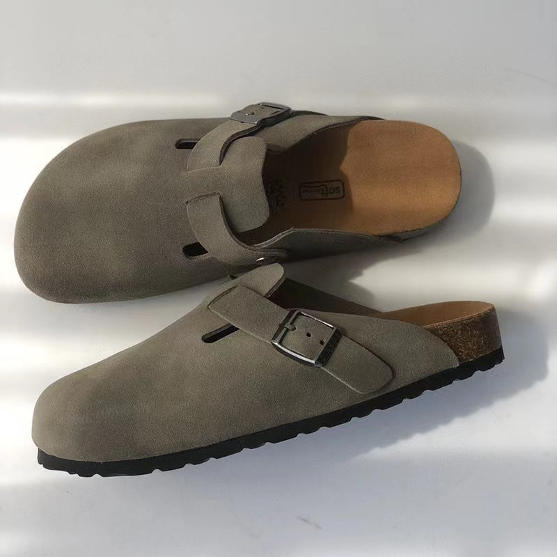 Men's Clogs with Adjustable Buckle for Everyday Use