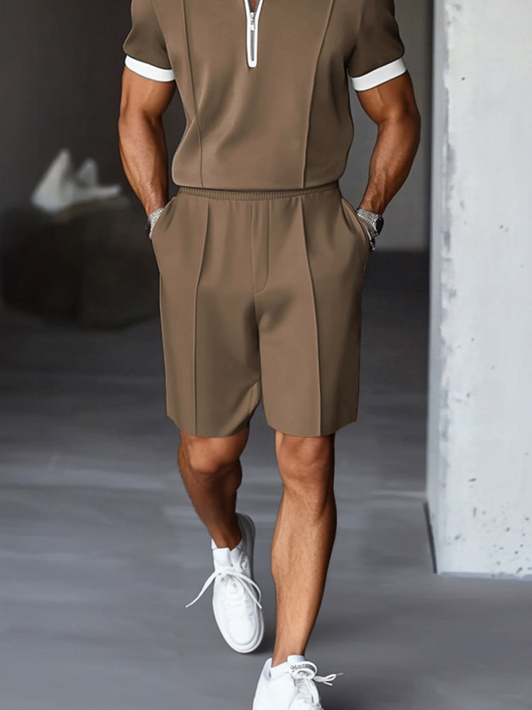 Men's Coordinated Shirt and Shorts Set