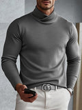 Men's Cowl Neck Sweater for Cooler Days