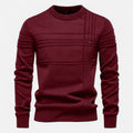 Men's Crew Neck Sweater for Autumn Winter Wear