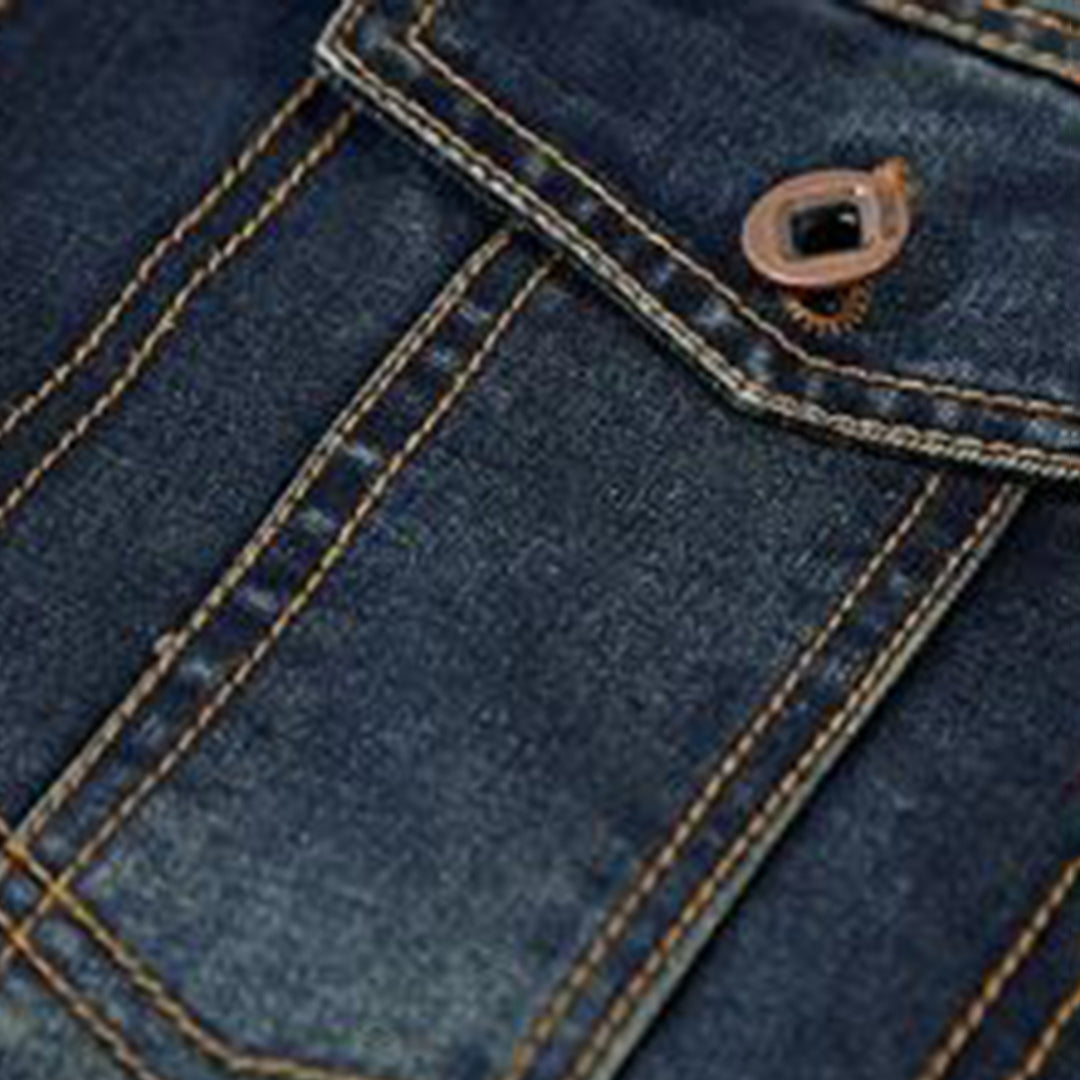 Men's Denim Jacket for Autumn Winter Everyday Wear