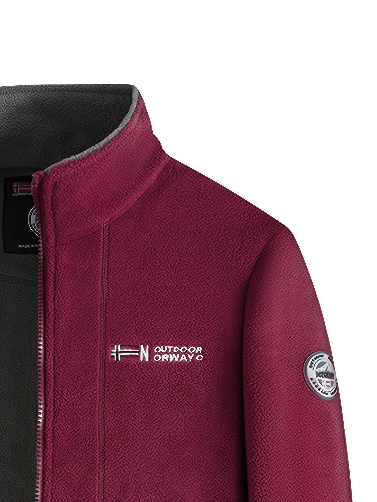 Men's Fleece Jacket for Outdoor Autumn Winter Layering