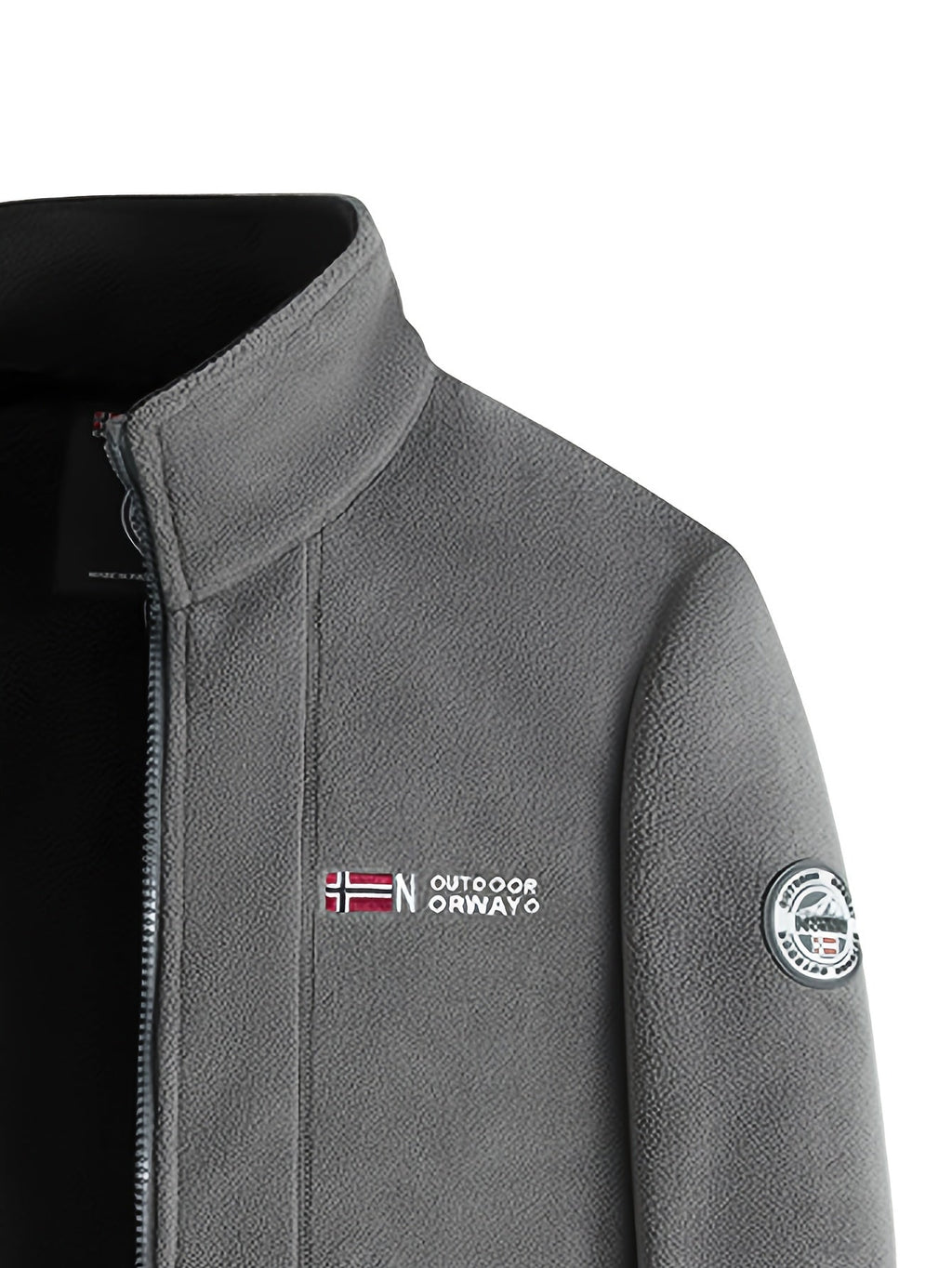 Men's Fleece Jacket for Outdoor Autumn Winter Layering