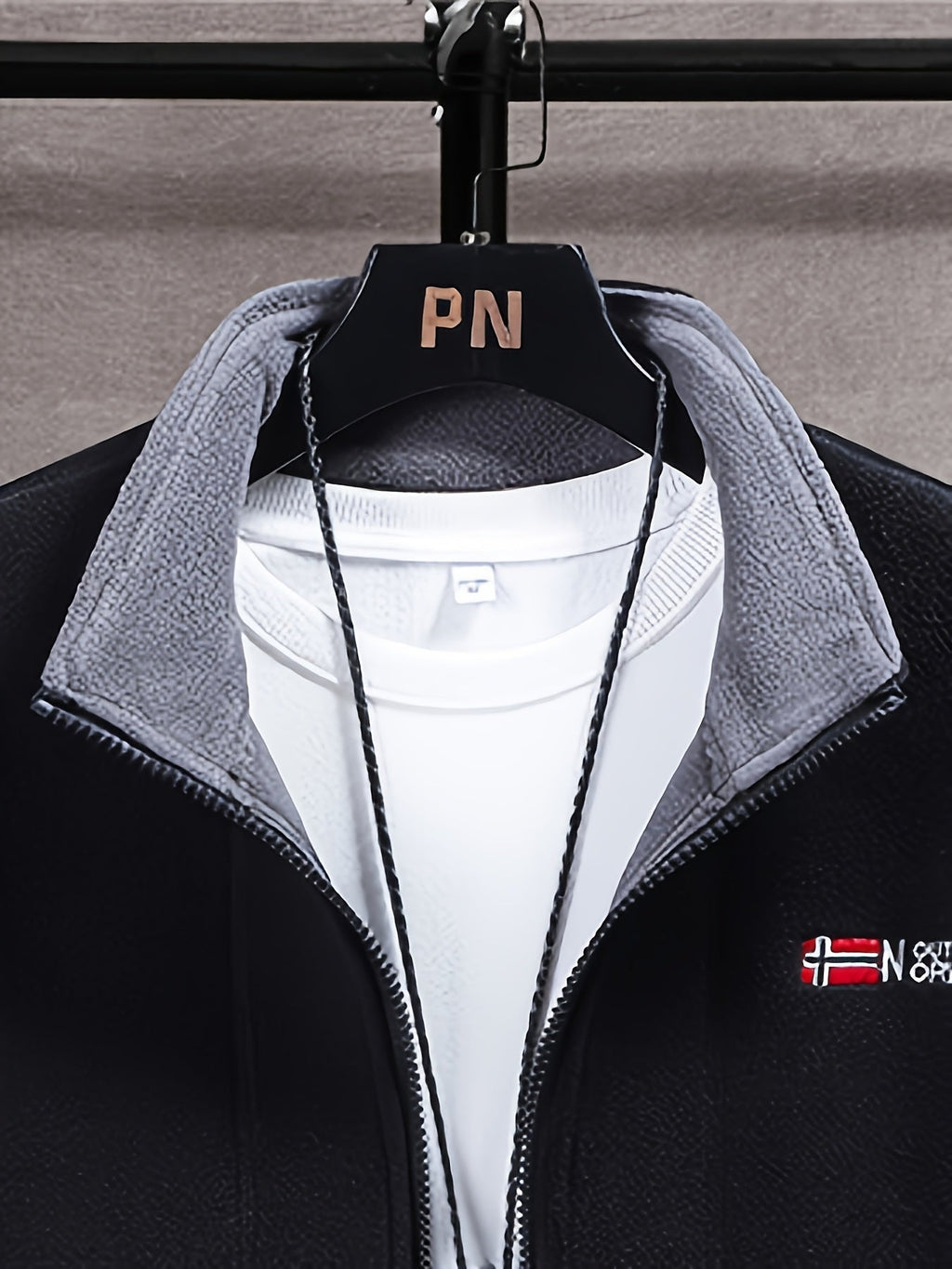 Men's Fleece Jacket for Outdoor Autumn Winter Layering