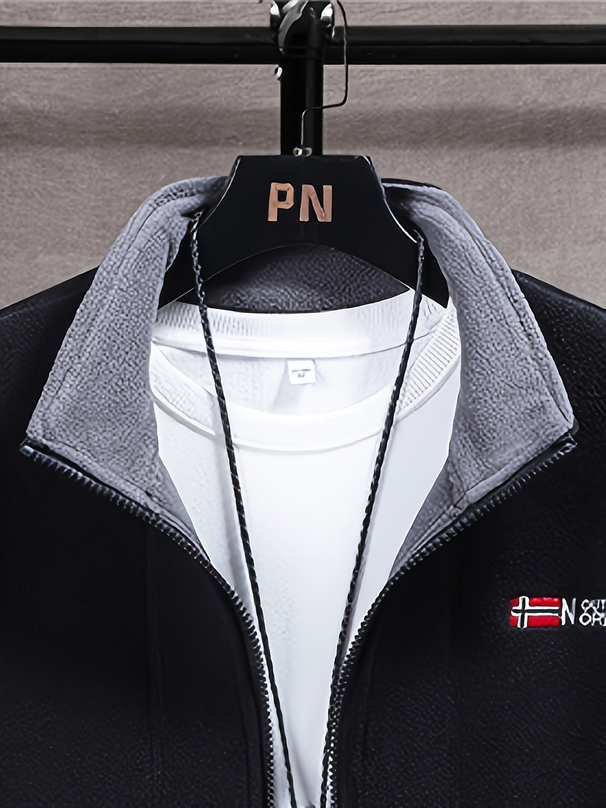Men's Fleece Jacket for Outdoor Autumn Winter Layering