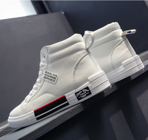 Men's High Top Sneakers for Spring Autumn Wear