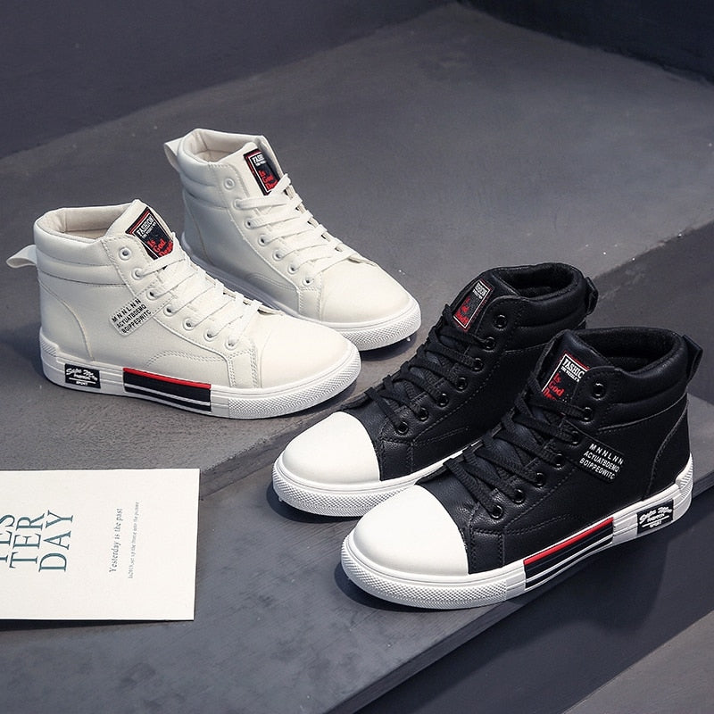 Men's High Top Sneakers for Spring Autumn Wear