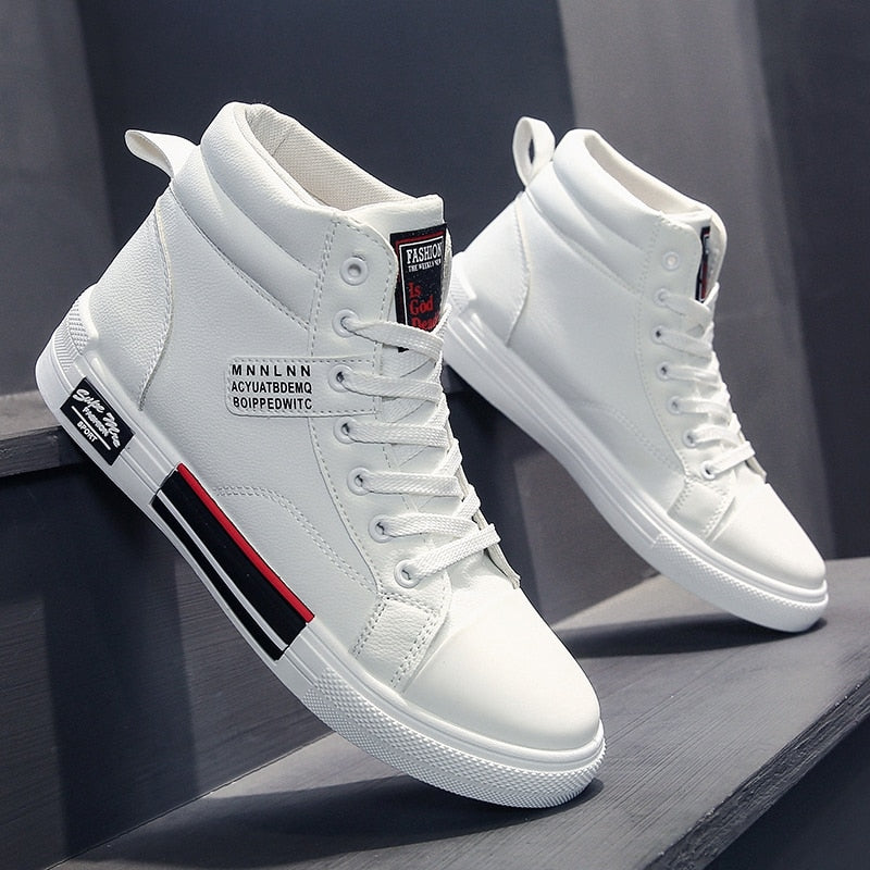 Men's High Top Sneakers for Spring Autumn Wear