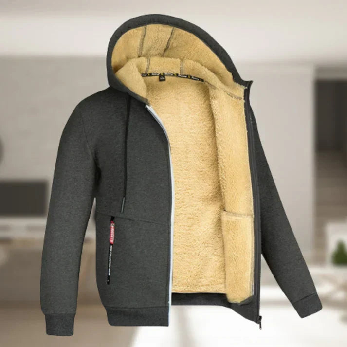 Men's Hooded Jacket for Cold Autumn Winter Days