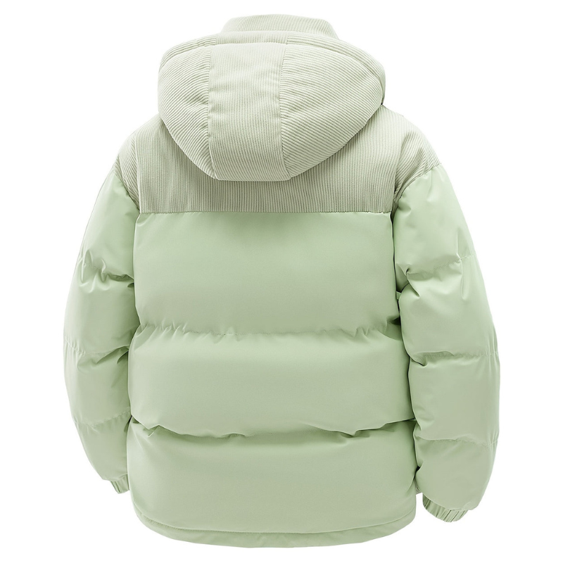 Men's Hooded Puffer Jacket for Autumn Winter Outdoor