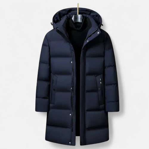 Men's Hooded Puffer Jacket for Winter Days
