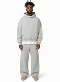 Men's Hooded Sweatshirt And Trousers Set