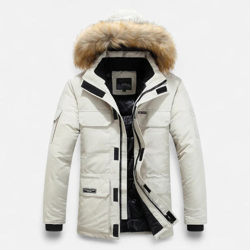 Men's Hooded Winter Jacket for Cold Days