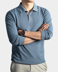 Men's Long Sleeve Polo Shirt for Everyday Wear
