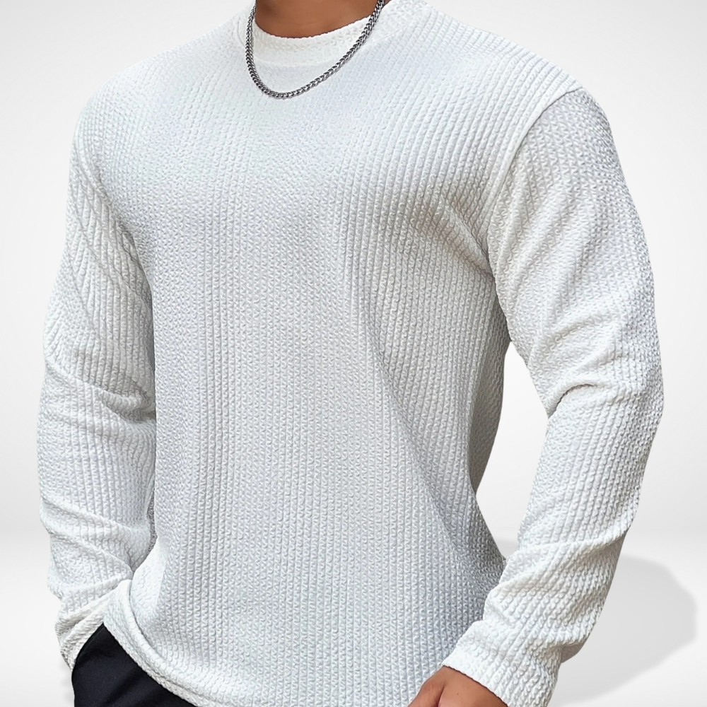 Men's Long Sleeve Sweater for Autumn Everyday Wear