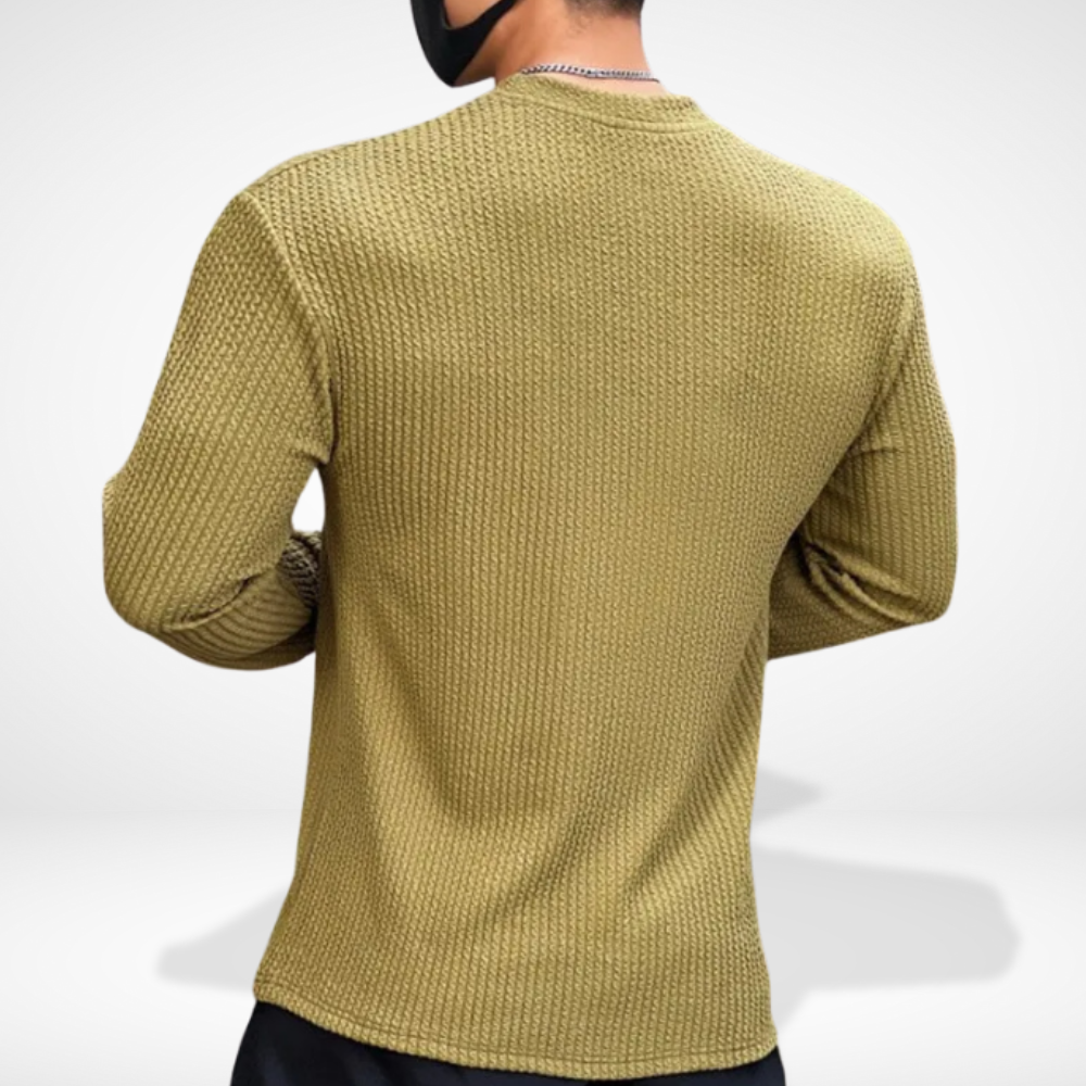 Men's Long Sleeve Sweater for Autumn Everyday Wear
