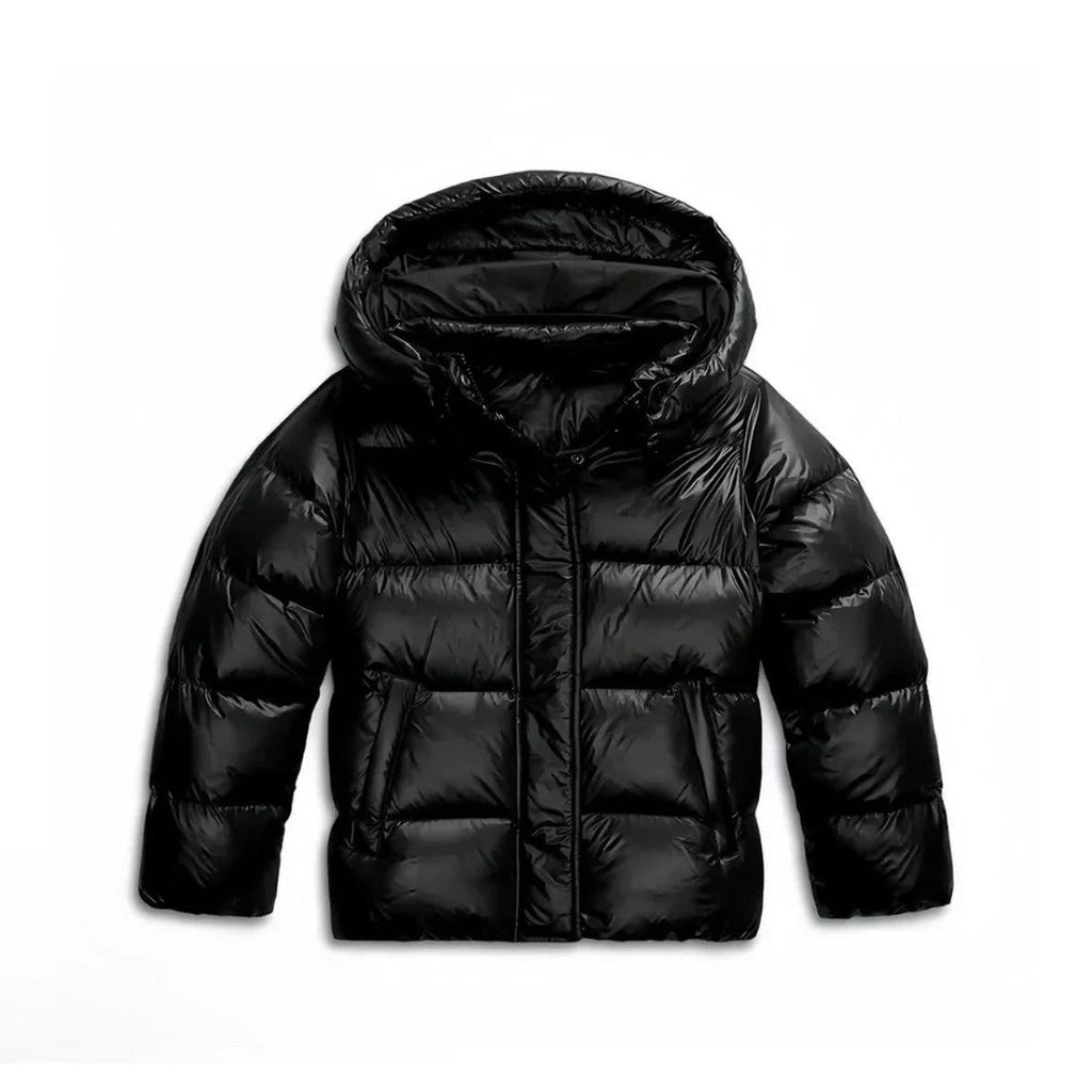 Men's Padded Jacket with Hood for Cold Days