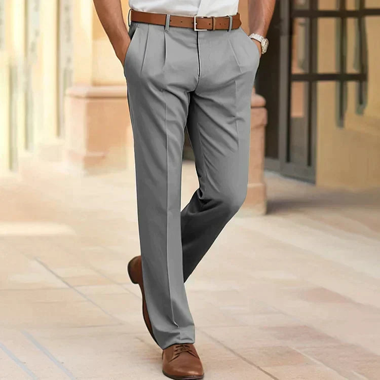 Men's Pleated Trousers for Everyday Smart Wear