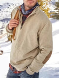 Men's Quarter Zip Pullover for Autumn Winter Wear