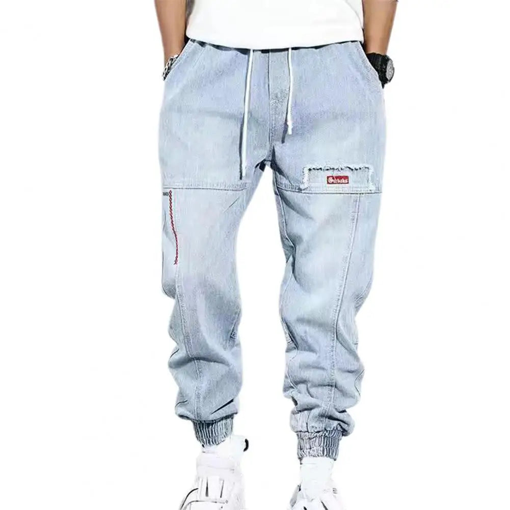 Men's Relaxed Cargo Jeans for Everyday Autumn Wear