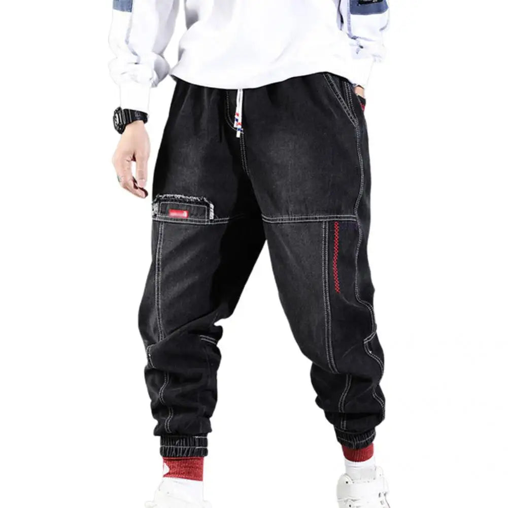 Men's Relaxed Cargo Jeans for Everyday Autumn Wear