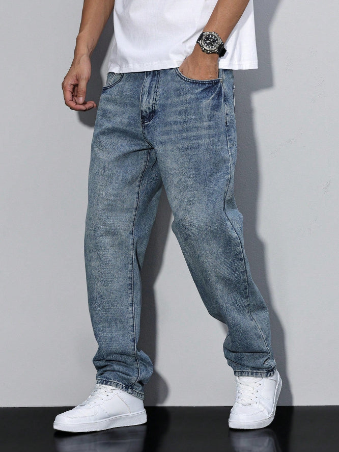 Men's Relaxed Fit Jeans for Everyday Autumn Wear