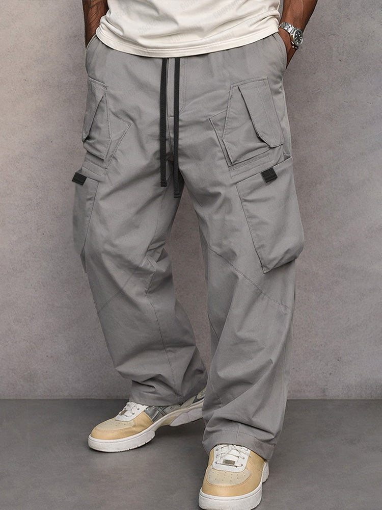 Men's Relaxed Utility Trousers for Daily Wear