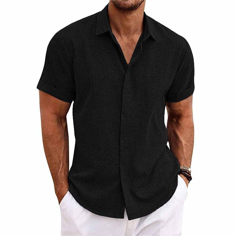 Men's Shirt for Relaxed Warm Season Occasions