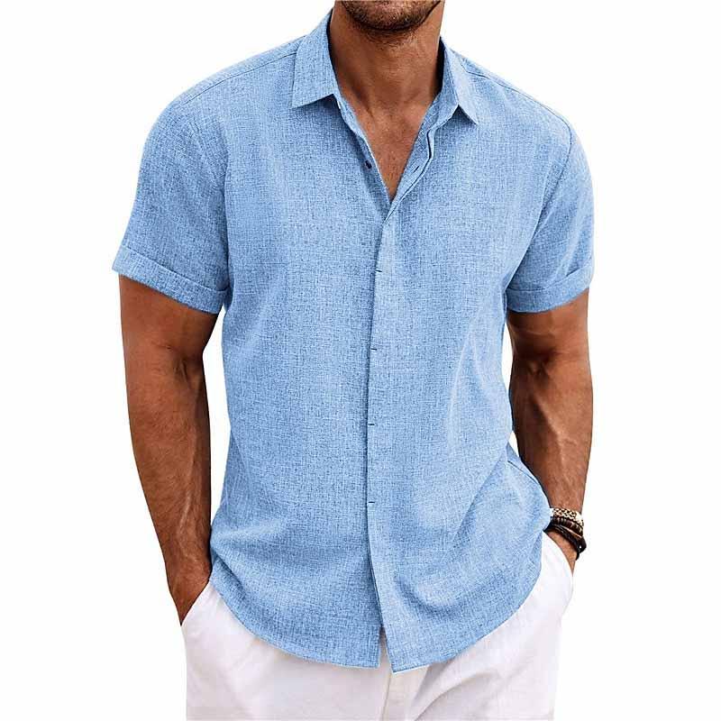 Men's Shirt for Relaxed Warm Season Occasions
