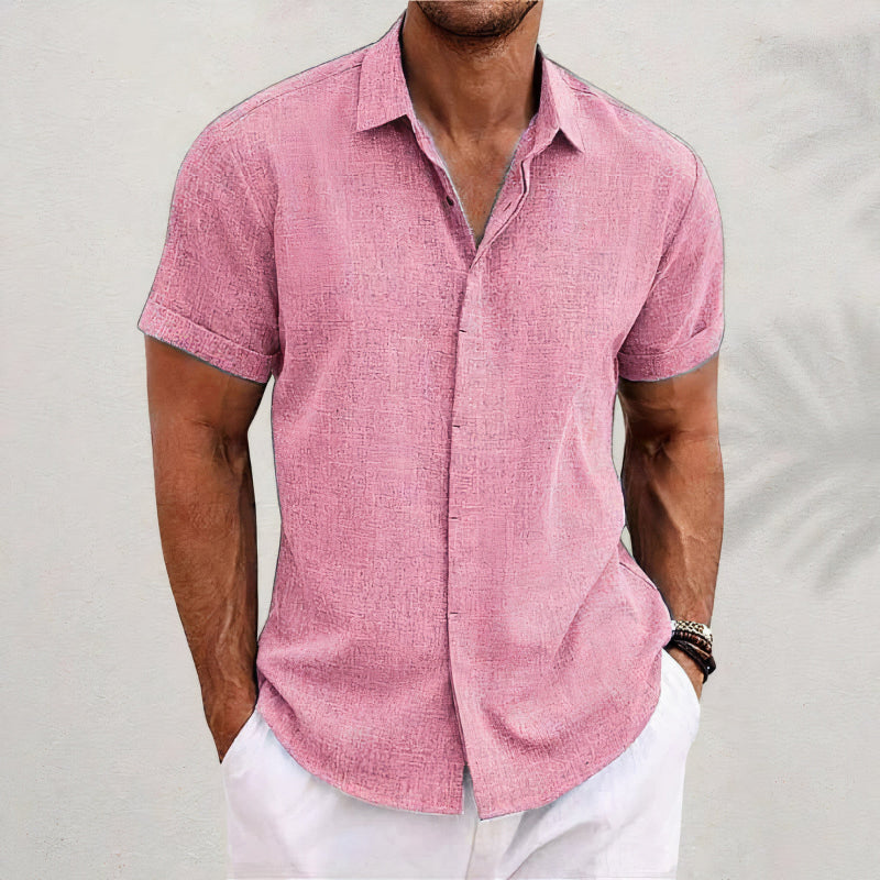 Men's Shirt for Relaxed Warm Season Occasions