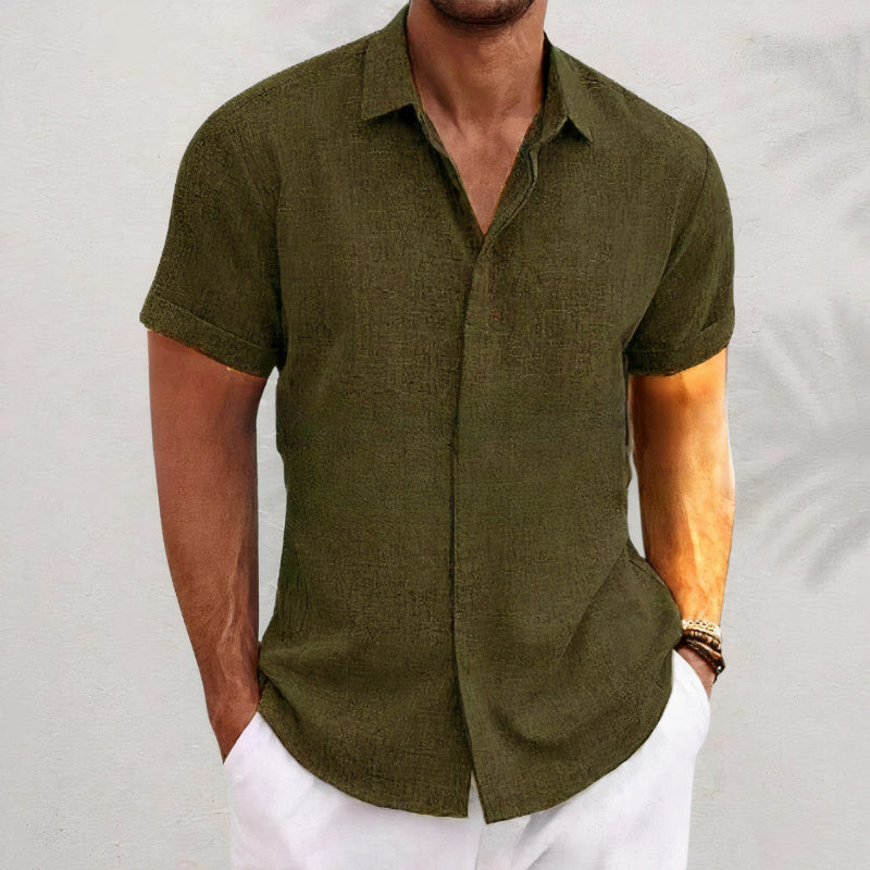 Men's Shirt for Relaxed Warm Season Occasions