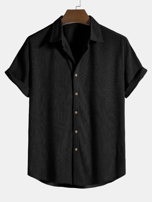 Men's Short Sleeve Shirt and Shorts Set