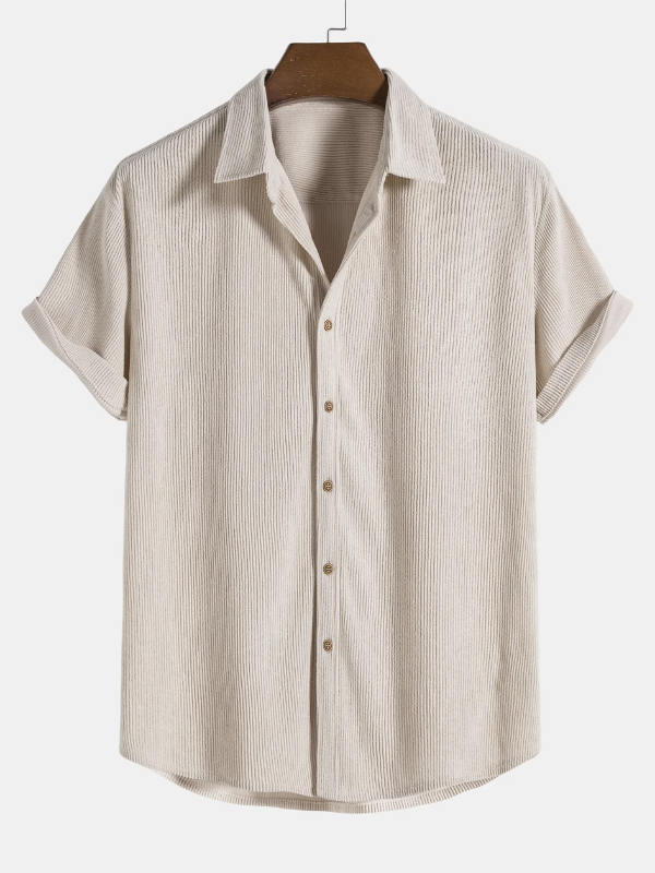 Men's Short Sleeve Shirt and Shorts Set