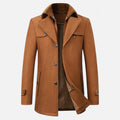 Men's Structured Coat for Autumn Winter Wear