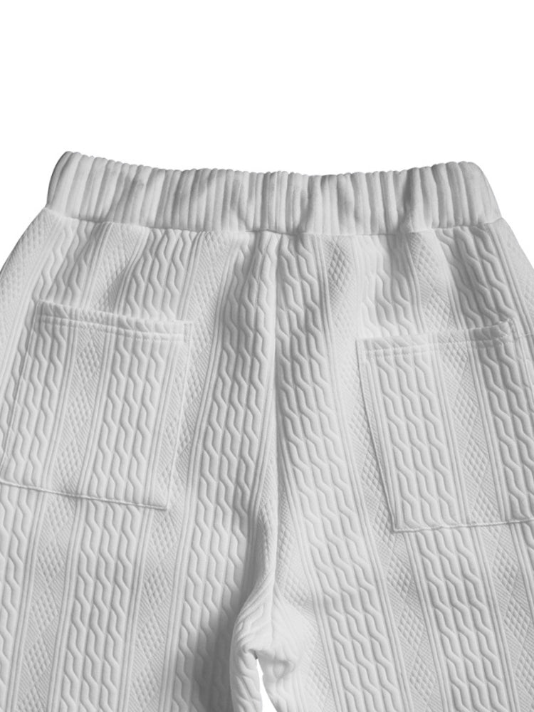 Men's Sweater and Trousers Set for Cooler Days