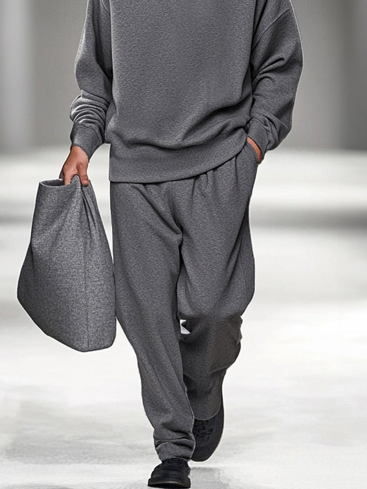 Men's Turtleneck Sweater And Trousers Set