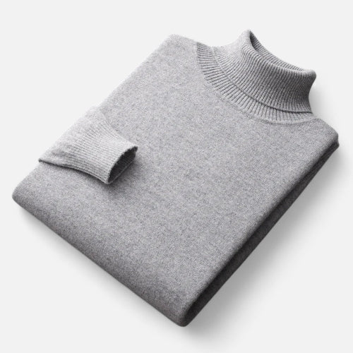 Men's Turtleneck Sweater for Autumn Winter Wear
