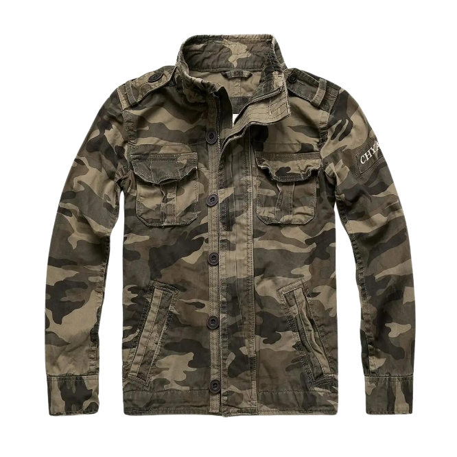Men's Utility Field Jacket for Autumn Winter Wear